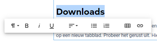 16b (NIEUW) soorten elementen - tekst - teksteditor