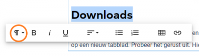 16b (NIEUW) soorten elementen - koppen instellen