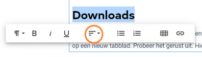 16d (NIEUW) soorten elementen - tekst uitlijnen