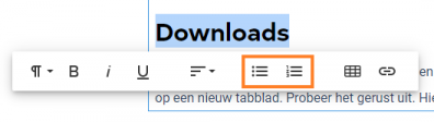 16e (NIEUW) soorten elementen - lijsten